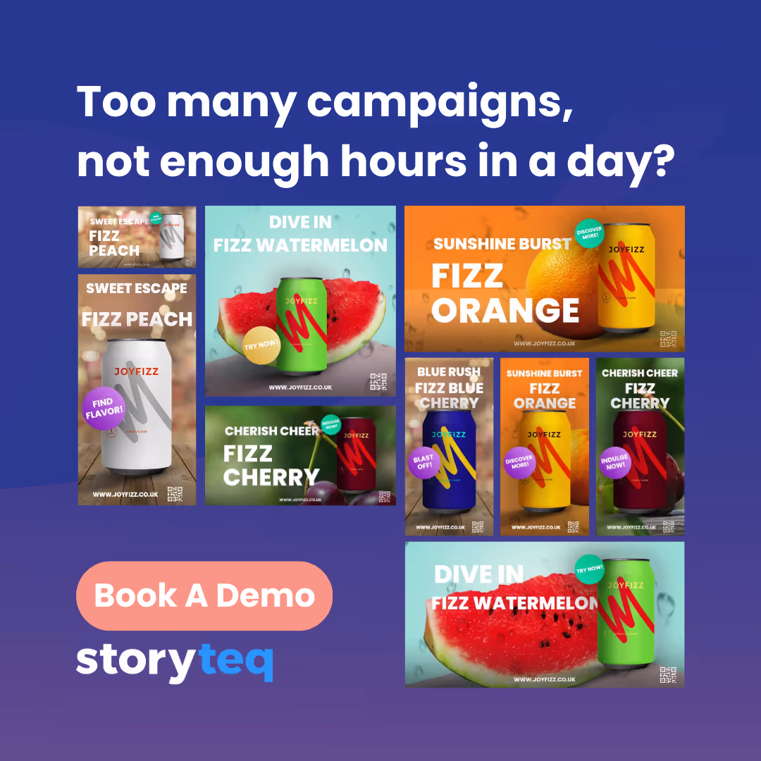 Storyteq demo interface